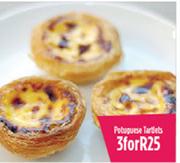 Potuguese Tartlets-For 3