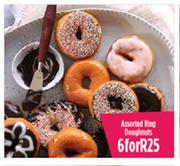 Assorted Ring Doughnuts-For 6