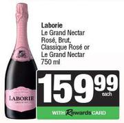 Laborie Le Grand Nectar Rose,Brut,Classique Rose Or Le Grand Nectar-750ml Each