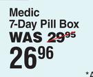 Medic 7-Day Pill Box