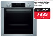 Bosch 600mm Built In Oven HBJ354ES3Z