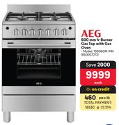 AEG 600mm 4 Burner Gas Top With Gas Oven 10306GM-MN