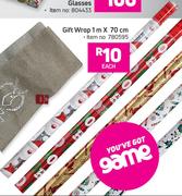 Gift Wrap 1m x 70cm-Each