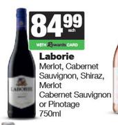 Laborie Merlot,Cabernet,Sauvignon,Shiraz,Merlot Cabernet Sauvignon Or Pinotage-750ml