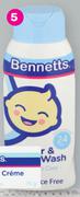 Bennetts Baby Hair & Body Wash-400ml