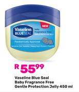 Vaseline Blue Seal Baby Fragrance Free Gentle Protection Jelly-450ml