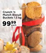 Crunch 'n Munch Biscuit Buckets-1.5 Kg Each