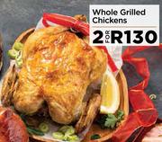 Whole Grilled Chickens-For 2