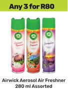 Airwick Aerosol Air Freshener Assorted-For 3 x 280ml