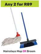 Mainstays Mop Or Broom-For 2