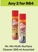 Mr Min Multi Surface Cleaner Assorted-For 2 x 300ml
