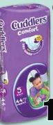 Cuddlers Comfort Disposable Diapers Value Pack Junnior(44s), Max(50s) Maxi plus(48s) Or Midi(52s)-Pe