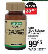 Dis-Chem Gold Slow Release Potassium-60 Tablets