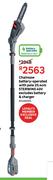 Sterwins 40V Excludes Battery & Charger 25.4cm With Pole Battery Operated Chainsaw