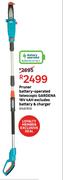 Gardena 18V 4Ah Excludes Battery & Charger Telescopic Battery Operated Pruner