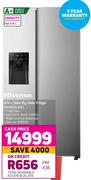 Hisense 474 L Side-By-Side Fridge (H690SS-IDL)