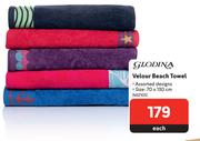 Glodina Velour Beach Towel-70 x 130cm