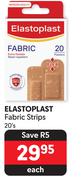 Elastoplast Fabric Strips-20's Plaster Each