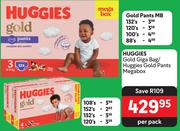 Huggies Gold Giga Bag/ Huggies Gold Pants Megabox-Per Pack