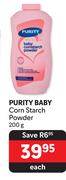 Purity Corn Starch Powder-200g Each