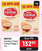 Nestle Cerelac Infant Cereal (Stage 1)-1kg Each
