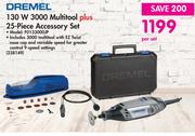 Dremel 130W 3000 Multitool Plus 28 Piece Accessory Set FO133000JP-Per Set