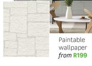 Paintable Wallpaper