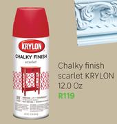 Kraylon Chalky Finish Scarlet 120 OZ