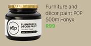 Pop Furniture & Decor Paint Onyx-500ml