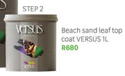 Versus Beach Sand Leaf Top Coat-1Ltr