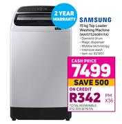 Samsung 15Kg Top Loader Washing Machine WA15T5260BY/FA