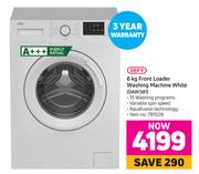 Defy 6Kg Front Loader Washing Machine White DAW381