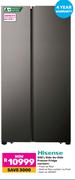 Hisense 508L Side By Side Freezer Fridge H670SIT