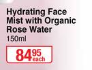Nivea Hydrating Face Mist With Organic Rose Water-150ml Each