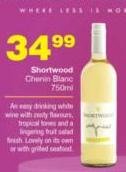 Shortwood Chenin Blanc-750ml