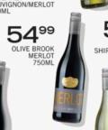 Olive Brook Merlot-750ml