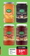 Rhodes Jam (All Variants)-460g Each