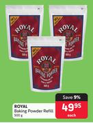 Royal Baking Powder Refill-500g Each