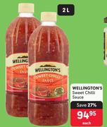 Wellington's Sweet Chilli Sauce-2Ltr Each