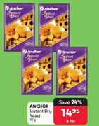Anchor Instant Dry Yeast-For 4 x 10g