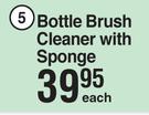 Baby Things Bottle Brush Cleaner With Sponge-Each