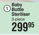 Baby Things Baby Bottle Sterilier 3 Piece