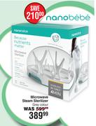 Nano Bebe Microwave Steam Sterilizer Grey Colour
