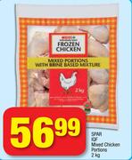 Spar IQF Mixed Chicken Portions-2kg