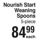 Vital Baby Nourish Start Weaning Spoons-5 Piece Each