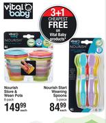 Vital Baby Nourish Start Weaning Spoons-5 Piece Each