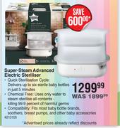 Tommee Tippee Super Steam Advanced Electric Steriliser