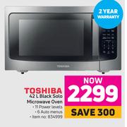 Toshiba 42L Black Solo Microwave Oven-42L 