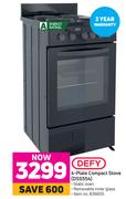 Defy 4 Plate Compact Stove DSS554