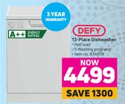 Defy 13-Place Dishwasher